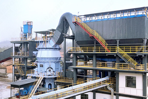 新乡hg1088机械为云南客户承建的年产60万吨矿粉线现场